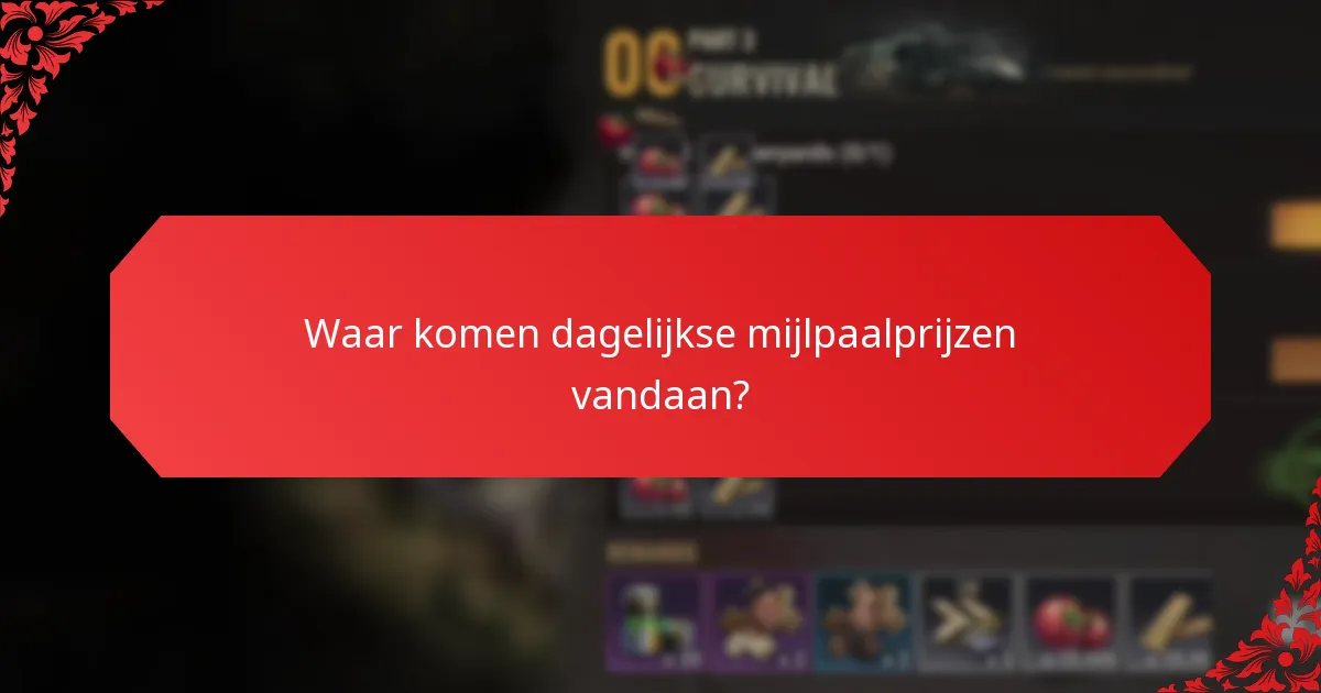 Hoe vergelijken dagelijkse mijlpaalprijzen zich tussen verschillende spellen?