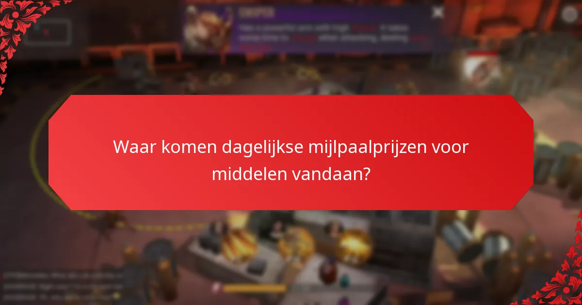 Hoe beïnvloeden dagelijkse mijlpaalprijzen voor middelen de betrokkenheid van spelers?