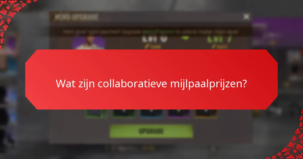 Hoe zijn gedeelde beloningen gestructureerd in mijlpaalprijzen?