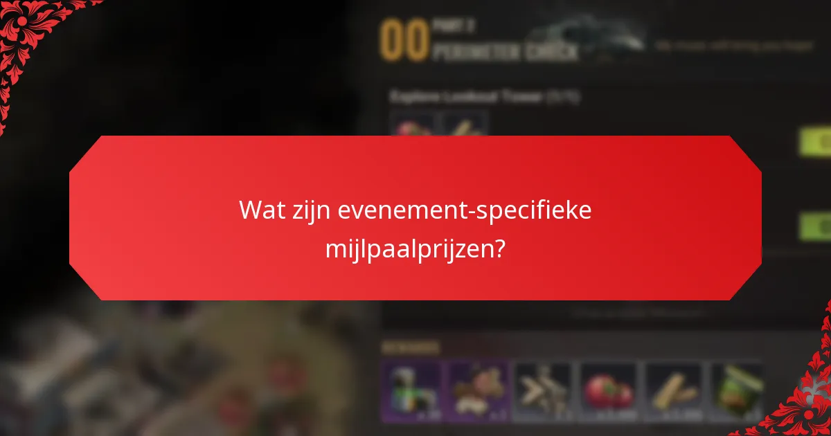 Wat zijn de voordelen voor spelers van deelname aan mijlpaalevenementen?