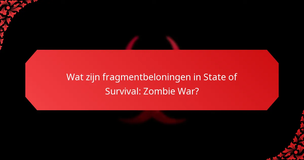 Hoe verhouden verschillende fragmentbeloningen zich tot elkaar?